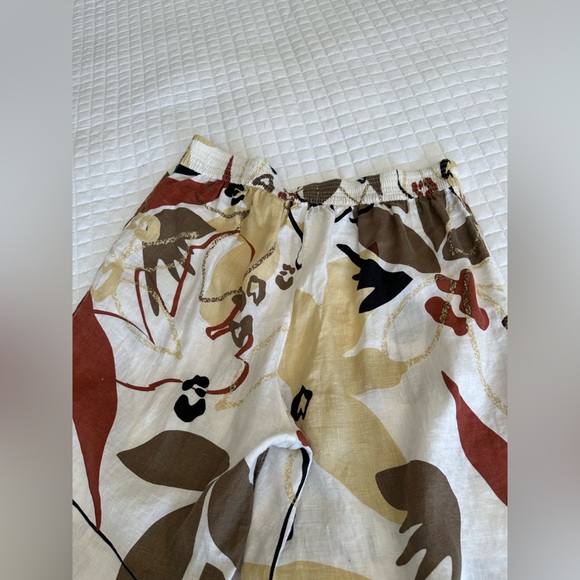 Tahari Linen cropped linen pants, size large - Picture 10 of 12